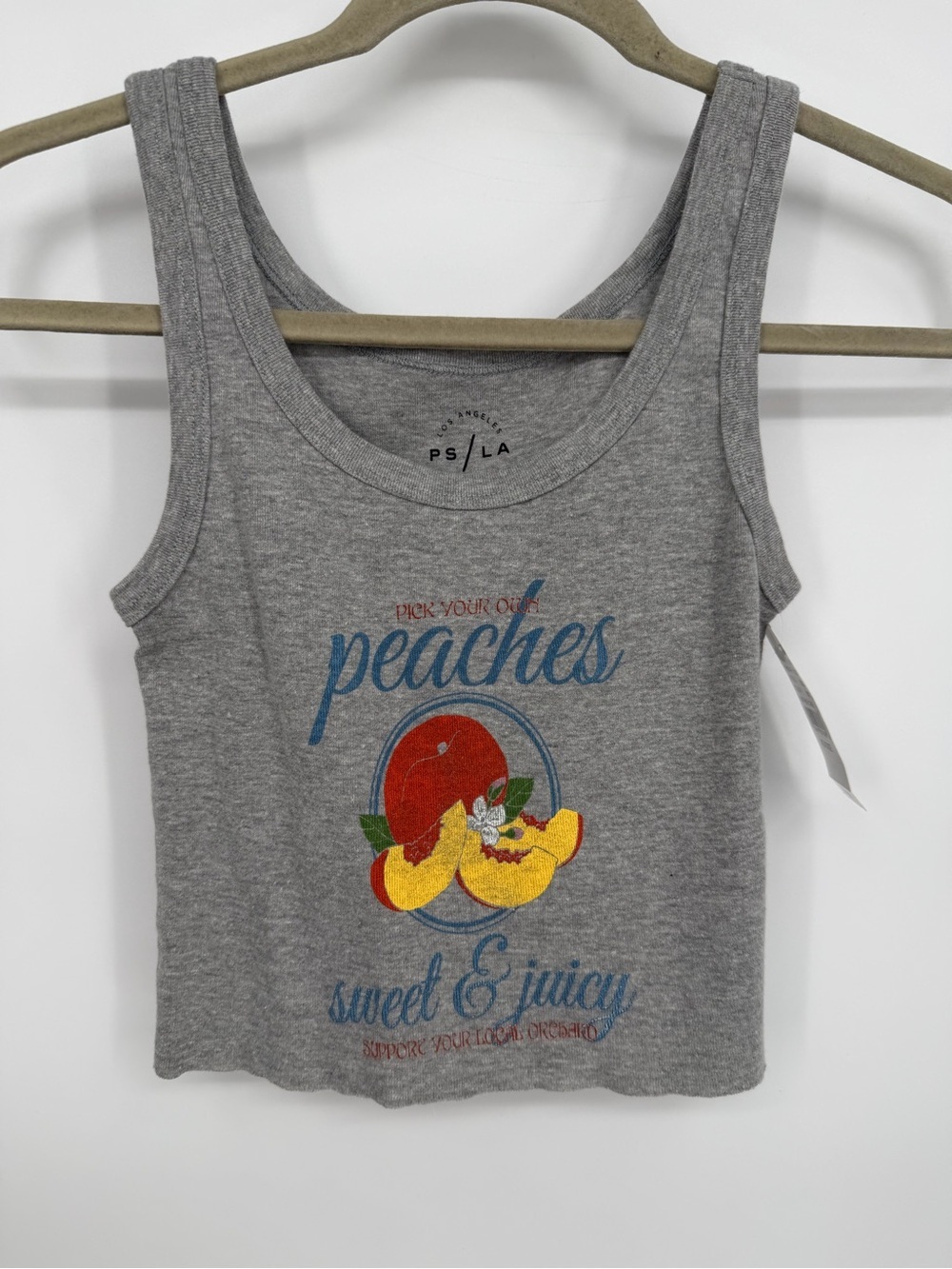 PacSun PS/LA Heather Gray Women's Top